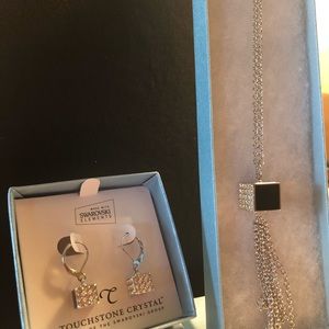 Jewel box pendant and earrings set